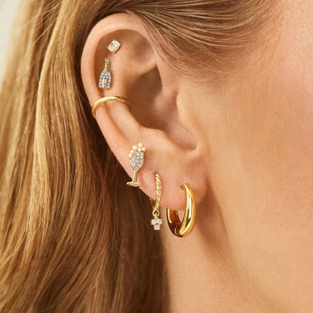 Pop The Bubbly Earring Set - Picture 3 of 4